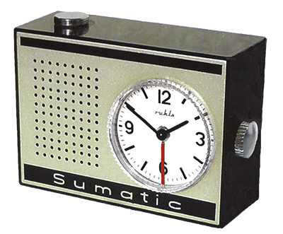 Travel alarm clock Sumatic