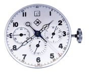 Valjoux movement – detailed view